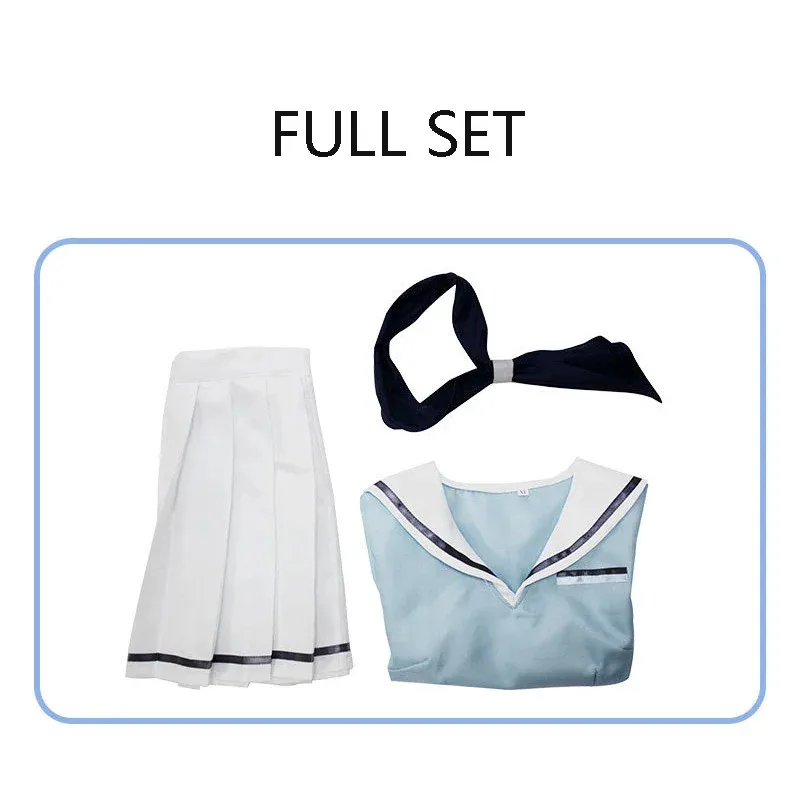 

New Anime BanG Dream Cosplay Costumes Toyama Kasumi Hanazono School Uniform Top Skirt Tie Rimiri Sailor Suit Halloween Party 5FJ