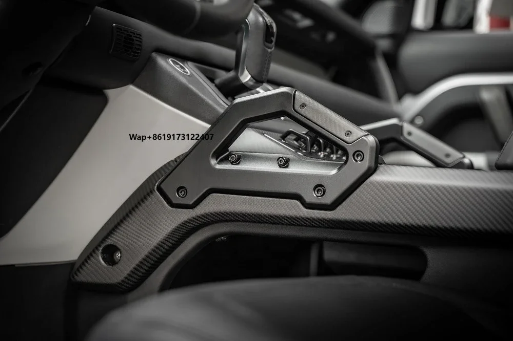 Plumb 2020+ Accessories Parts Carbon Fiber Center Armrest Control System for Defender L663 130 110 90