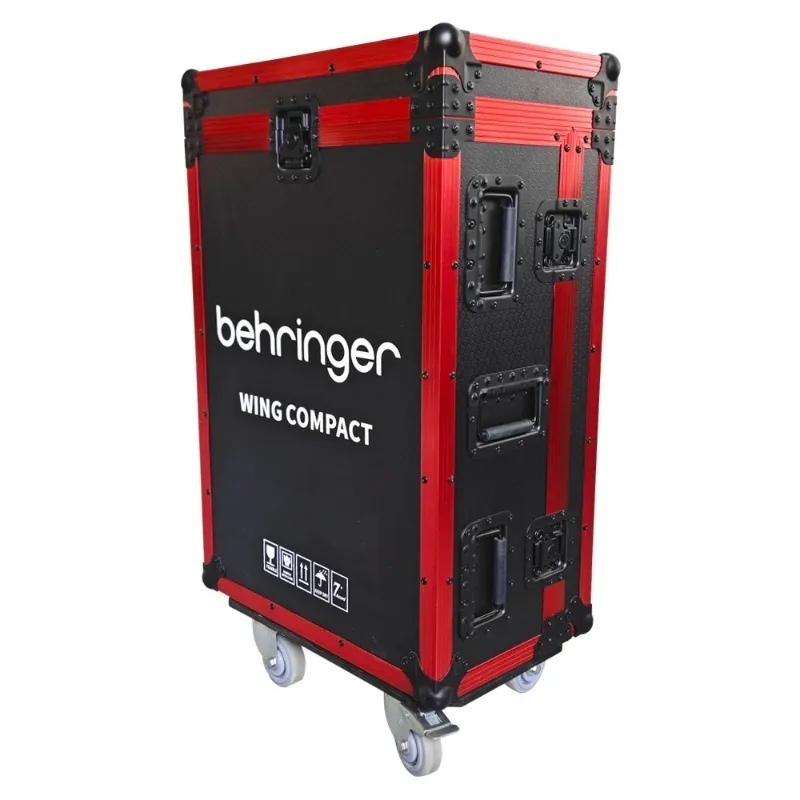 

ized Wing-Compact Audio Mixer Flight Case With Wheels Stage Pa System Behringer Digital Mixer Audio Sound Equipment