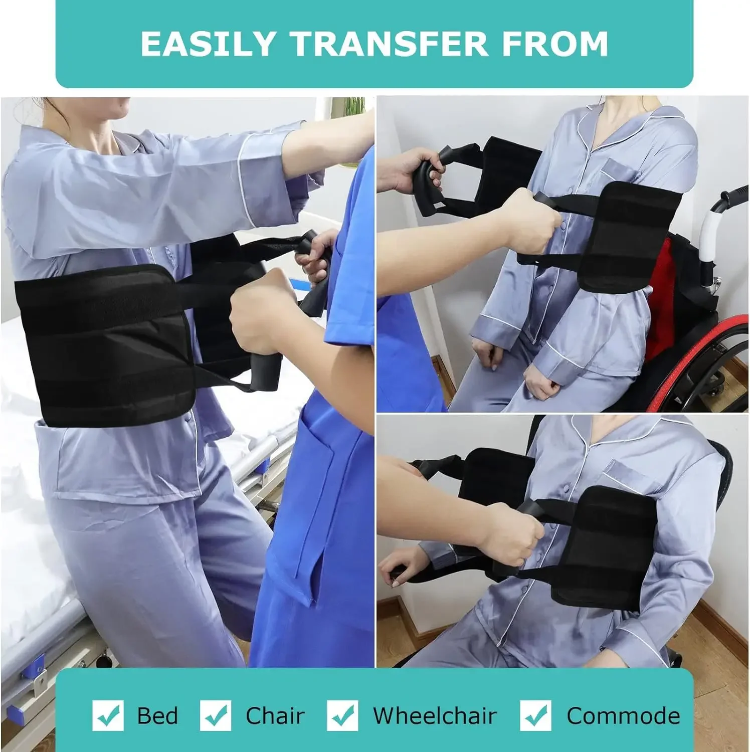 Cross-border Rising Aid Belt Elderly Patient Nursing Supplies Help Stand Up Bed Sit Up Assistance Belt Movement