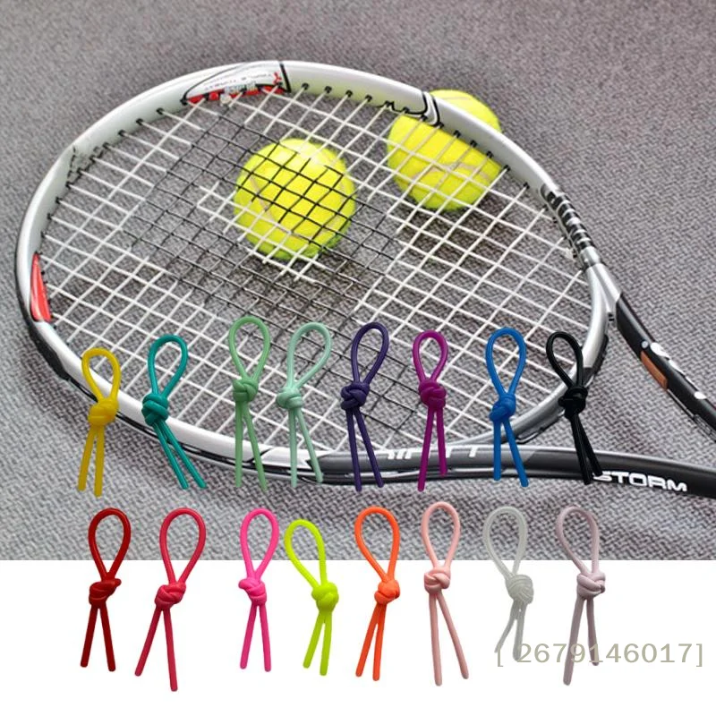 【YY26】1/8Pcs Soft Silicone Tennis Racquetball Vibration Dampeners Tennis Racket Anti Vibration Knot Squash Racquet Damper