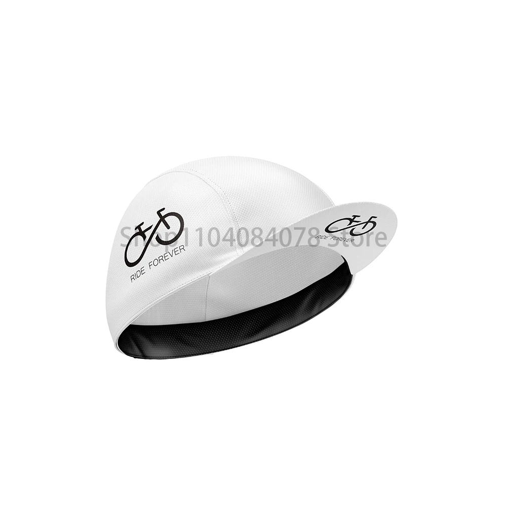 New Ride Forever Cycling Cap Bicycle Hat With Visor UV Protection SunBlock Headwear For Men Women Summer Bike Wear Road Caps