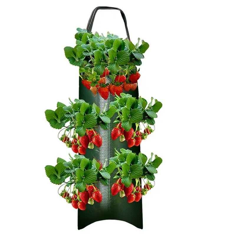 Garden Wall Planter Vegetables fruits and flowers Plant Growing Bags hanging planting bag Upside Down Tomato Planter Pot
