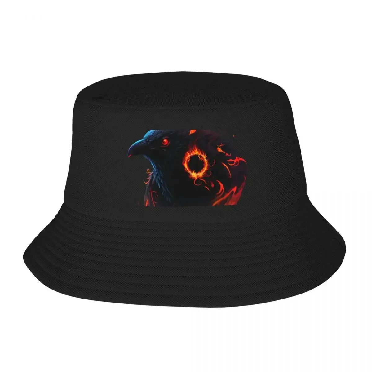 New Dark Raven Bucket Hat Tea Hats Rave Christmas Hat Women's Hats 2023 Men's
