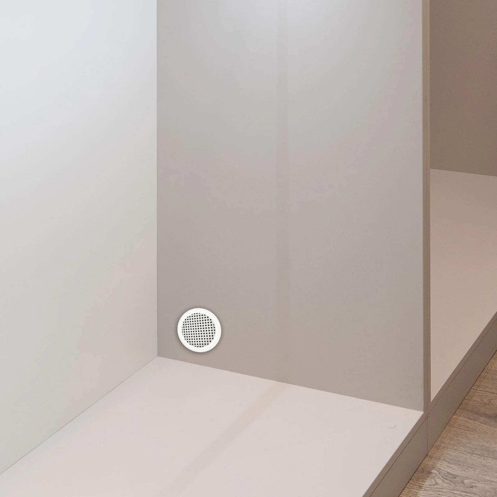 

200pcs Air Vent Double Sided Round Pp Plastic Cabinet Furniture Ventilation Hole Cover Conceal Decorative Round Vent