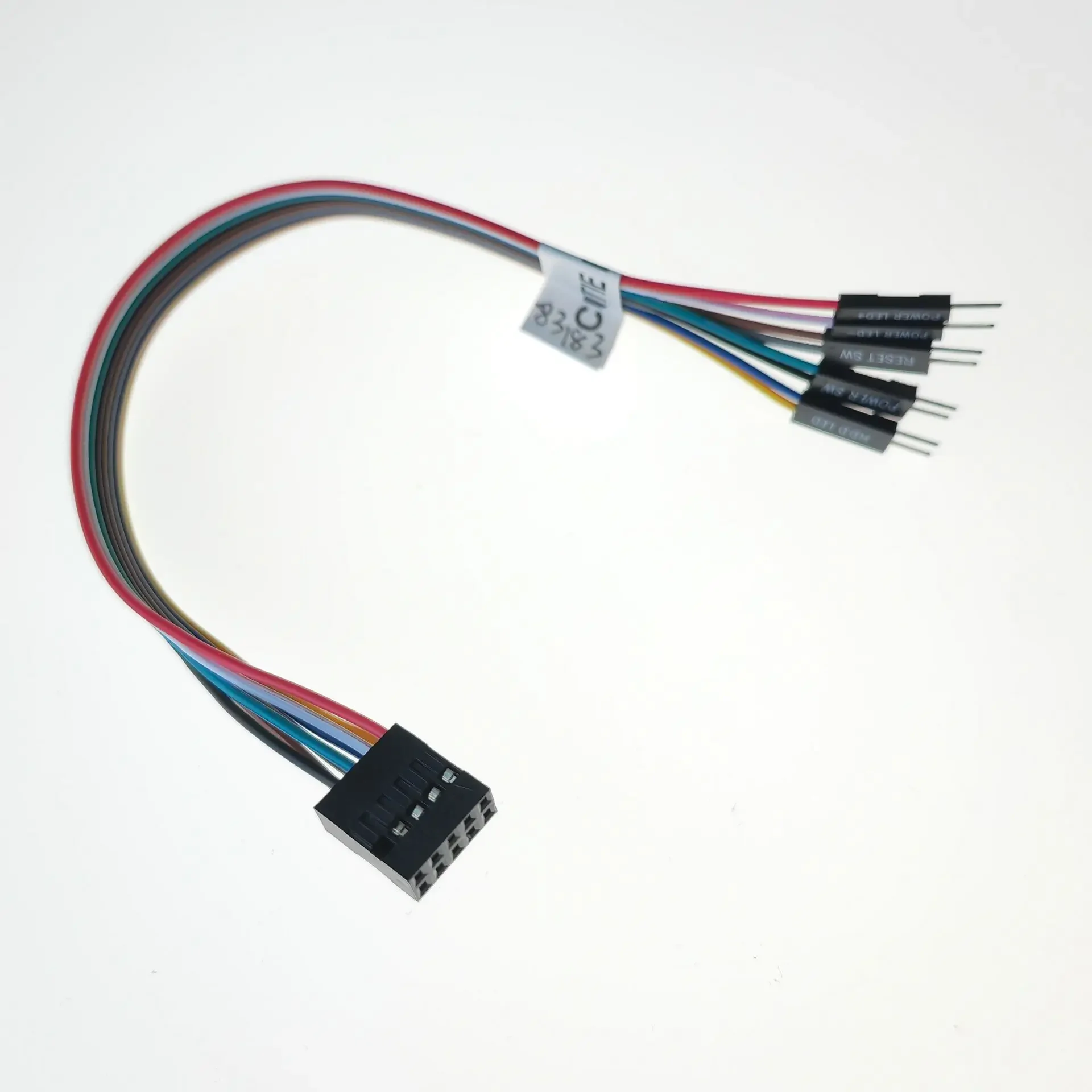 All-In-One PC Host Reset Power SW Switch HDD LED Jumper Line Flat Extension Cable For MSI ASUS M6I MAXIMU Mainboard