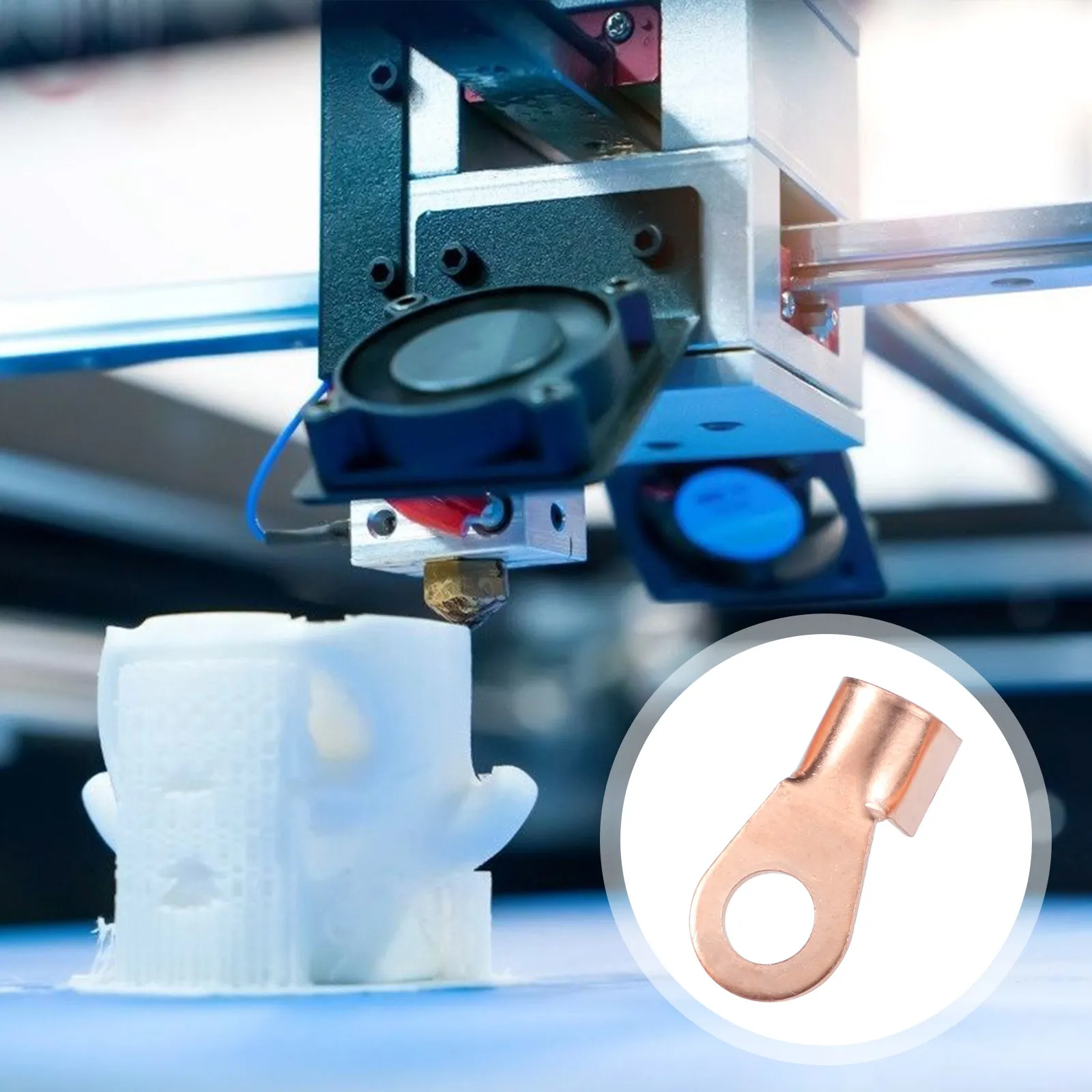 

Industrial-Grade 3D Printer Belt Clamps Stainless Steel Timing Belts Clamps Open-End Fixation Clip for Stable Secure Belt