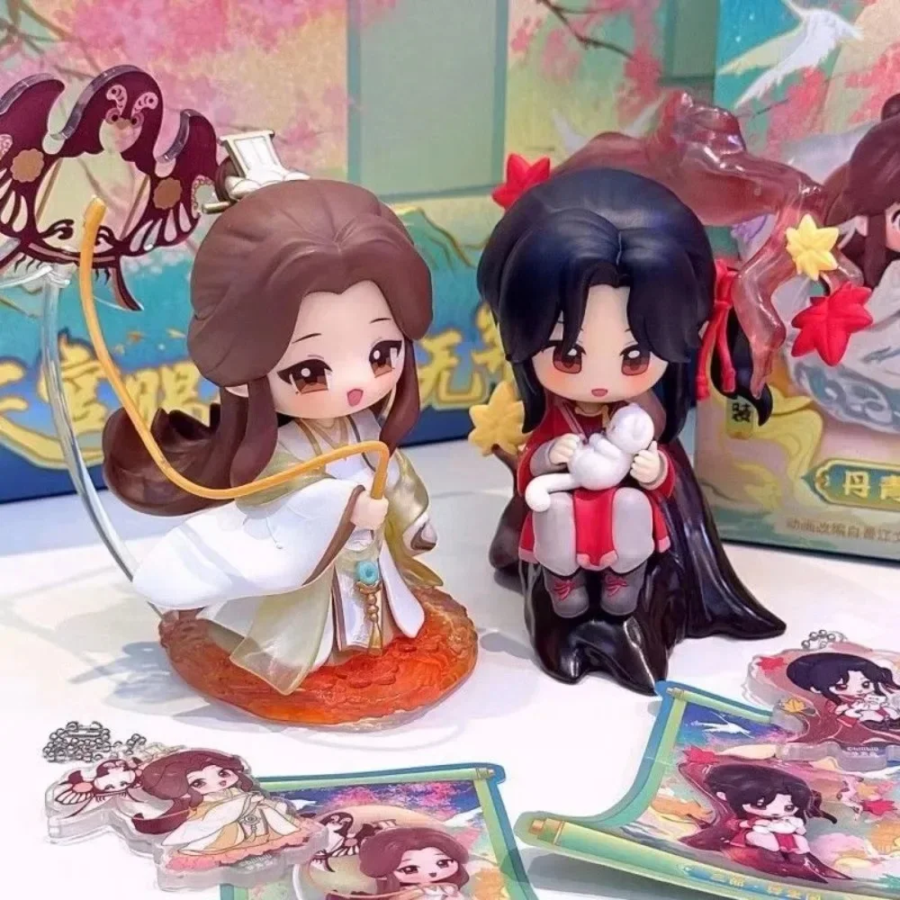 本物の天官慈福グリーン＆エレガントシリーズブラインドボックスドールミステリーボックスアニメフィギュアルームデコレーションコレクションキッズギフト