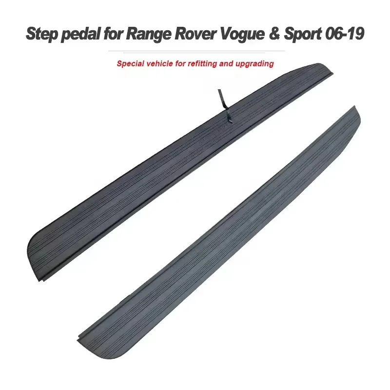 Car accessory black anti-rust fixed step side pedal running board footstep bar for Land Rover Rang  Vogue Sport 2006-2019