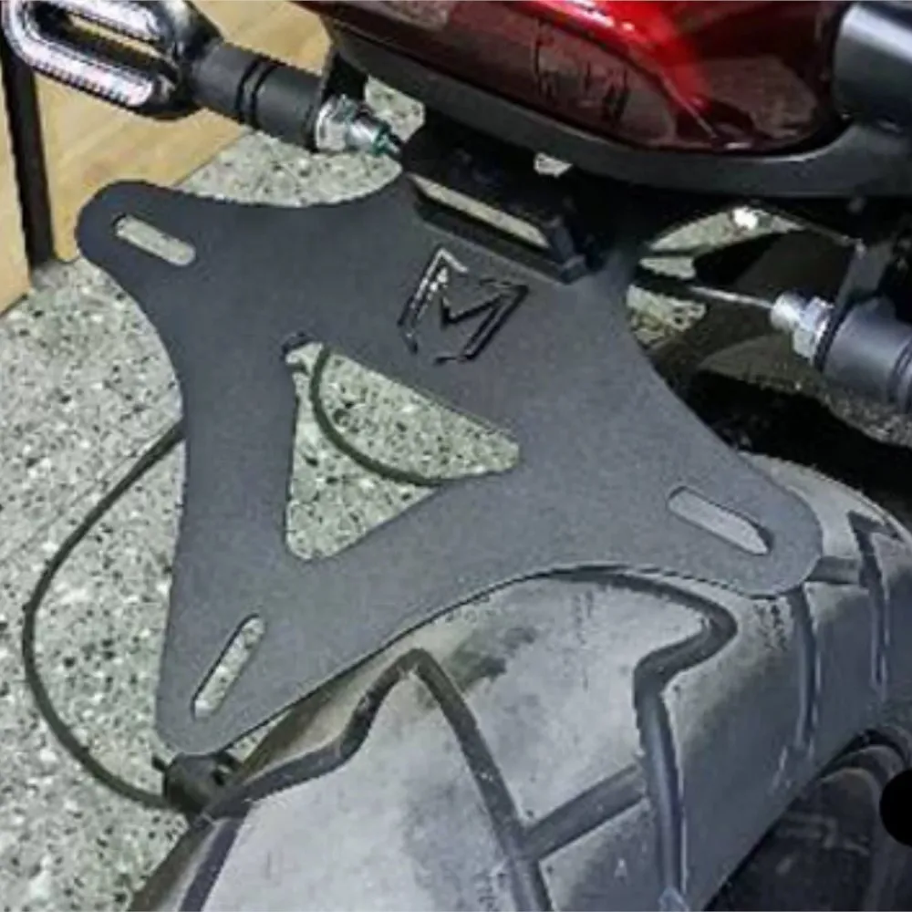 

For KOVE 321R/RR 321RRS 321 RR RRS Motorcycle Accessories Tail Tidy Rear License Plate Tail Frame Holder Bracket with LED Light