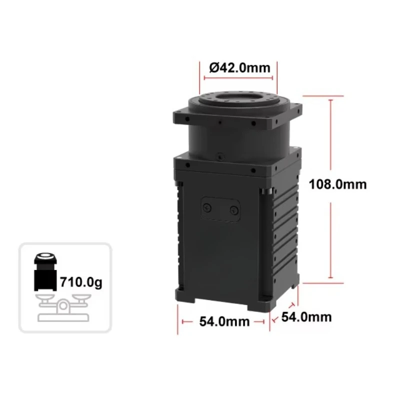 High-resolution robotic actuator, DC motor combined with incremental and non-contact absolute encoder combination
