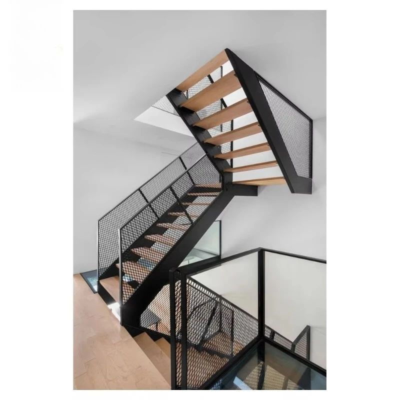 Custom stainless steel staircases for residential and commercial interior spaces