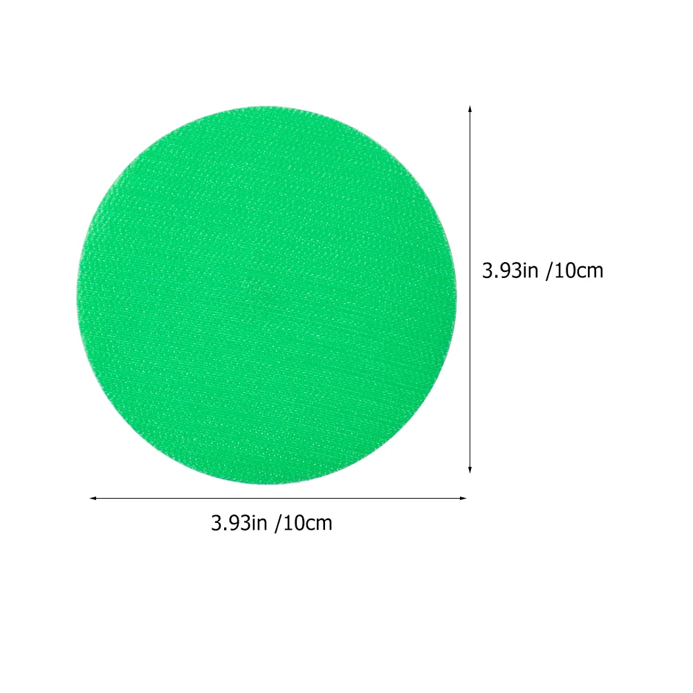 24 Pcs Carpet Markers Classroom Colored Round Stickers Little Bit Colorful for Dots Nylon Shape