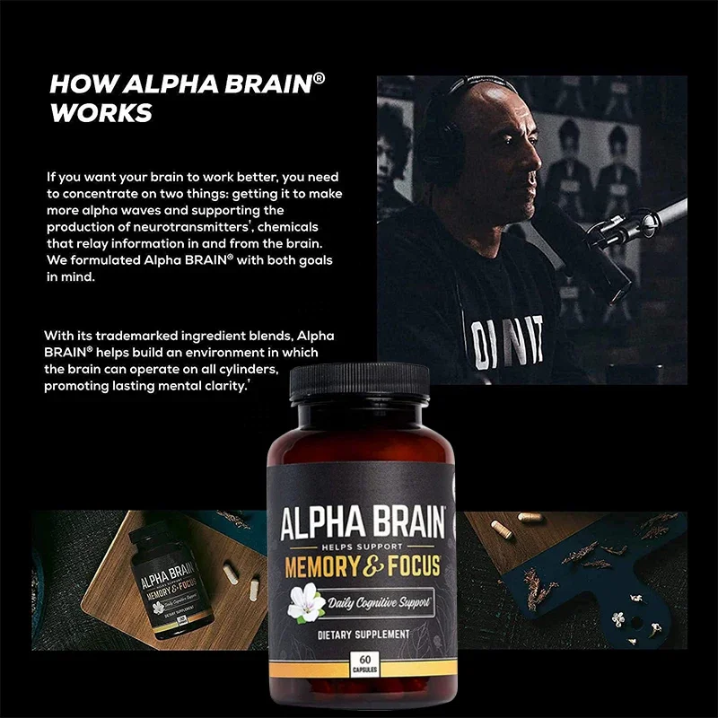 1 bottle Alpha GPC intelligence capsule promotes brain supplementation vegetarianism capsule Dietary supplement