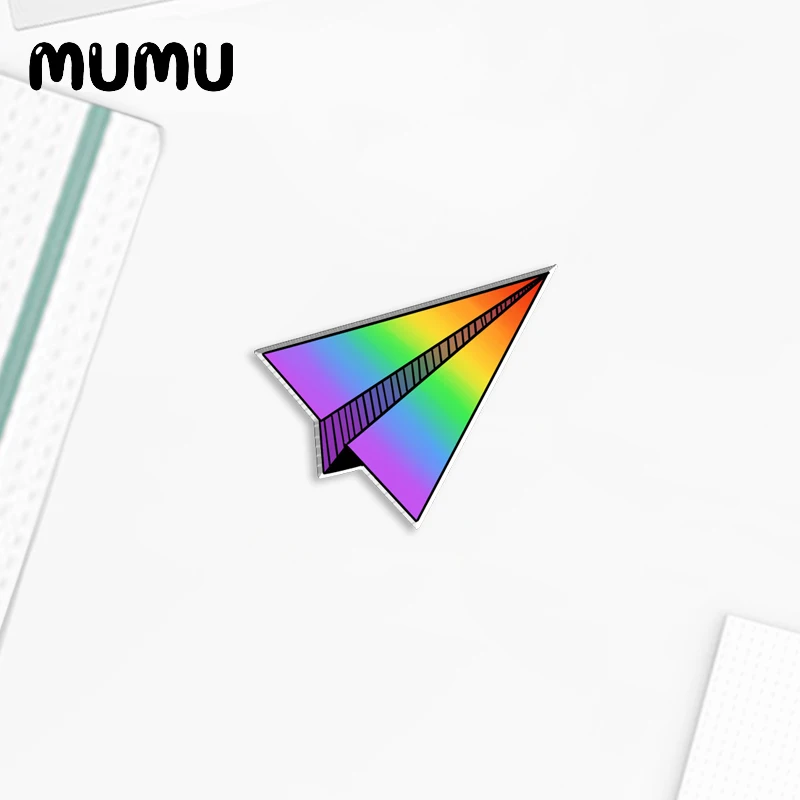 2023 جديد ثنائي الجنس ورقة الطائرة الاكريليك التلبيب دبوس مضحك الايبوكسي فراشة المشبك دبوس اليدوية فراشة بروش