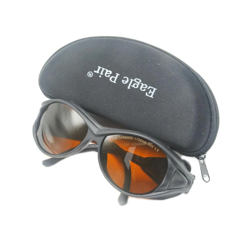 190-540nm 800-1700nm  OD5+ Laser Protective Glasses  Eagle Pair EP-1-2 Wide Spectrum Continuous Absorption Protective Glasses