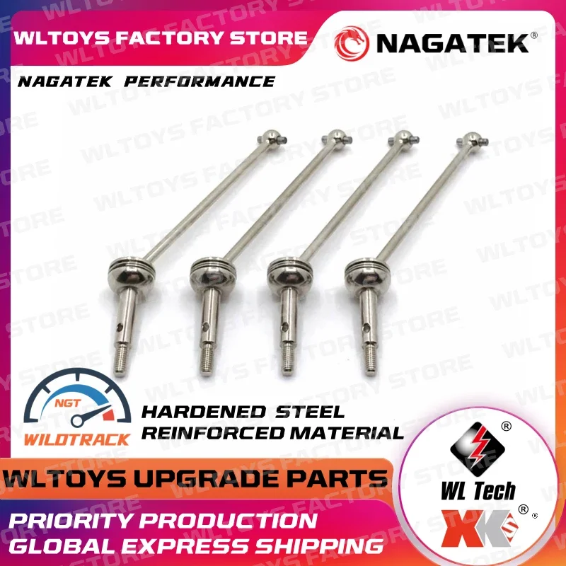 

WLtoys 144001 wltoys 124017 124019 124018 Радиоуправляемый автомобиль, металлический, 4 шт., передний универсальный приводной вал CVD и задняя собачья кость, вал wltoys, двигатель постоянного тока