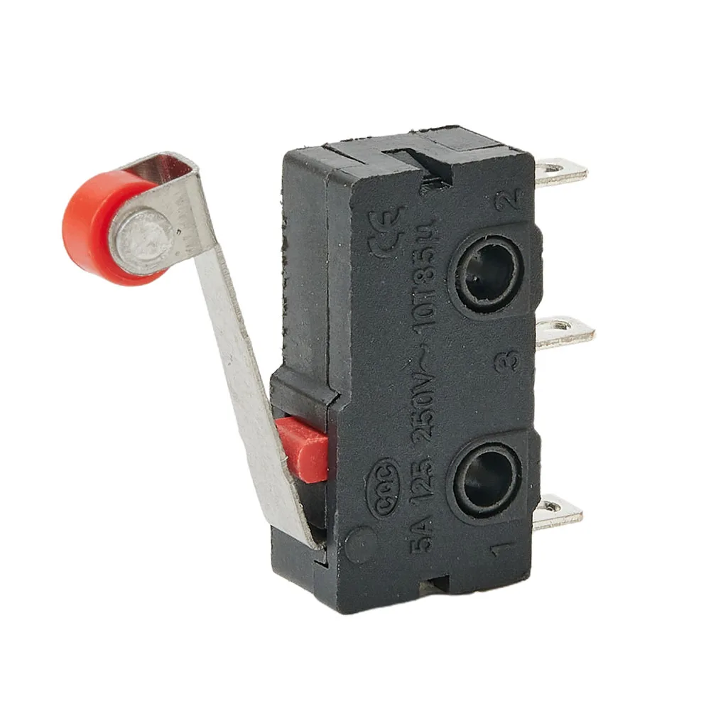 10Pcs Roller Lever Open Close Limit Switch Kw12-3 PCB Microswitch PCB Terminals Circuit Board With Roller Lever Limit