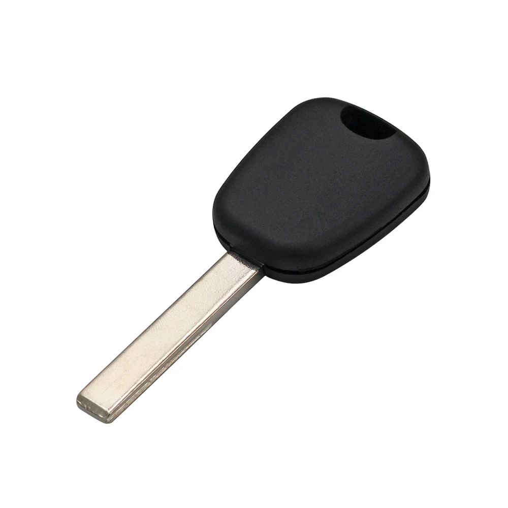 Ecusells Transponder Remote Key Shell Case Fob for Peugeot 206 207 307 308 Partner Uncut HU83/VA2 or With ID46 PCF7936 Chip