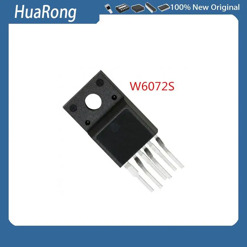 2PCS/LOT      W6072S    STR-W6072S   STRW6072S    TO-220F-6