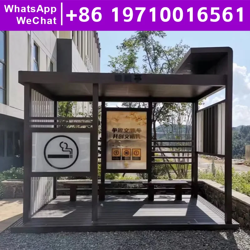 Booth Wind Resistance Temperature Resistant Customize Outdoor Smoking Room RoomCompact Smoking BoothTemperature Resistant