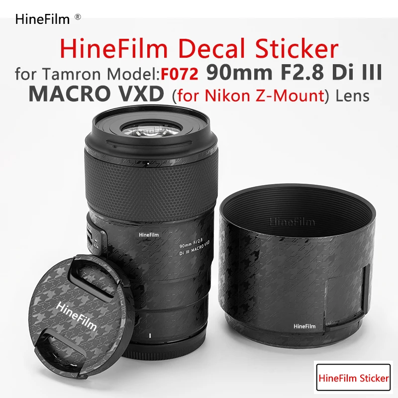 

Hinefilm Skin for Tamron 90 F2.8 Z Mount Lens Decal Skin for Tamron 90mm F2.8 for Nikon Mount Lens Stickers 90F2.8 Wrap 90 2.8