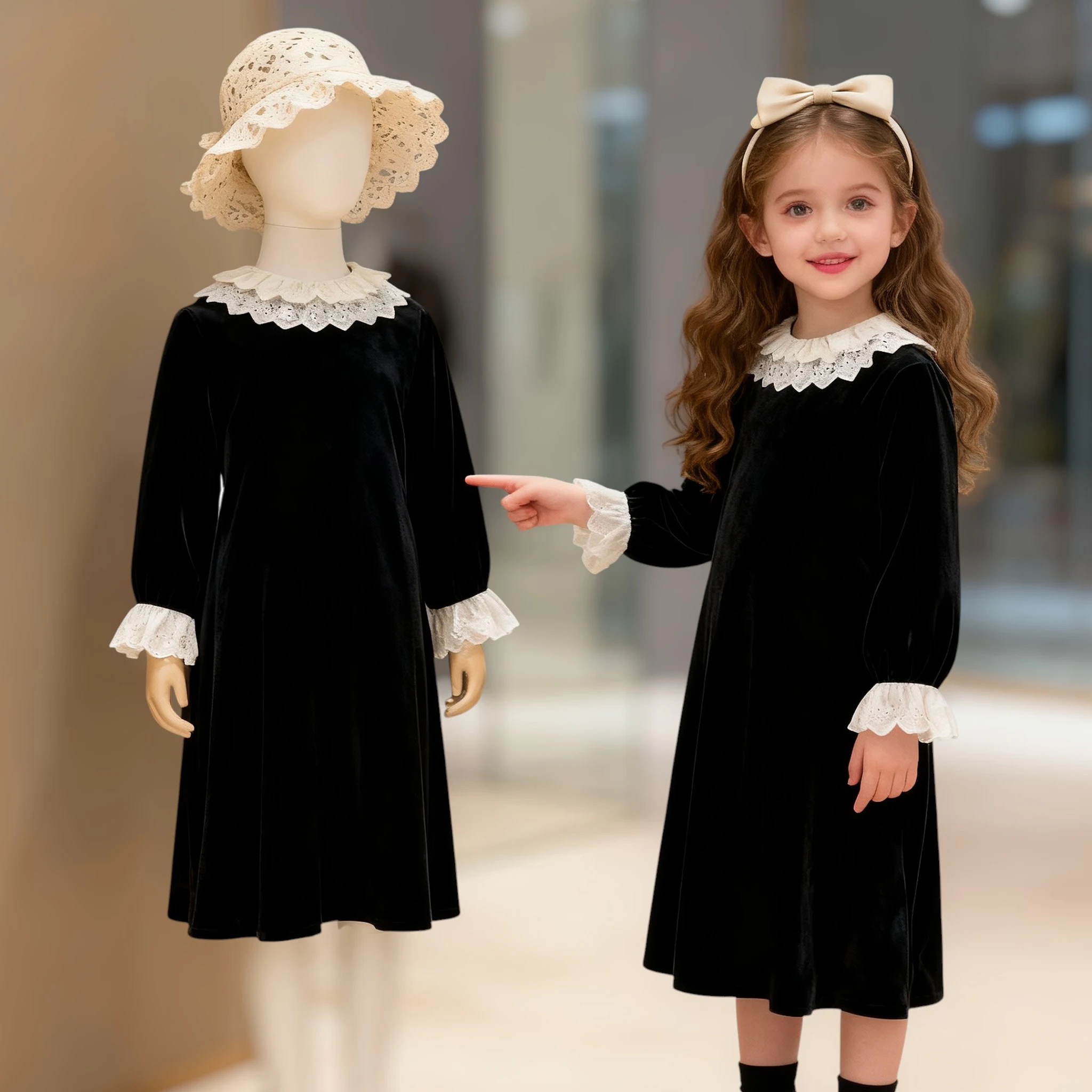 

Кружевные платья для девочек, зимняя одежда для девочек, детские платья Лолиты для подростков, платья принцессы, детские костюмы, рождественские, новогодние подарки