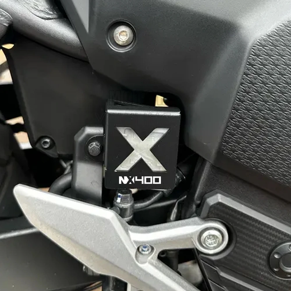 لهوندا NX400 NX500 CB500X NX 400 500 2023 2024 2025 دراجة نارية الملحقات الخلفية سائل الفرامل خزان غطاء واقية الحرس