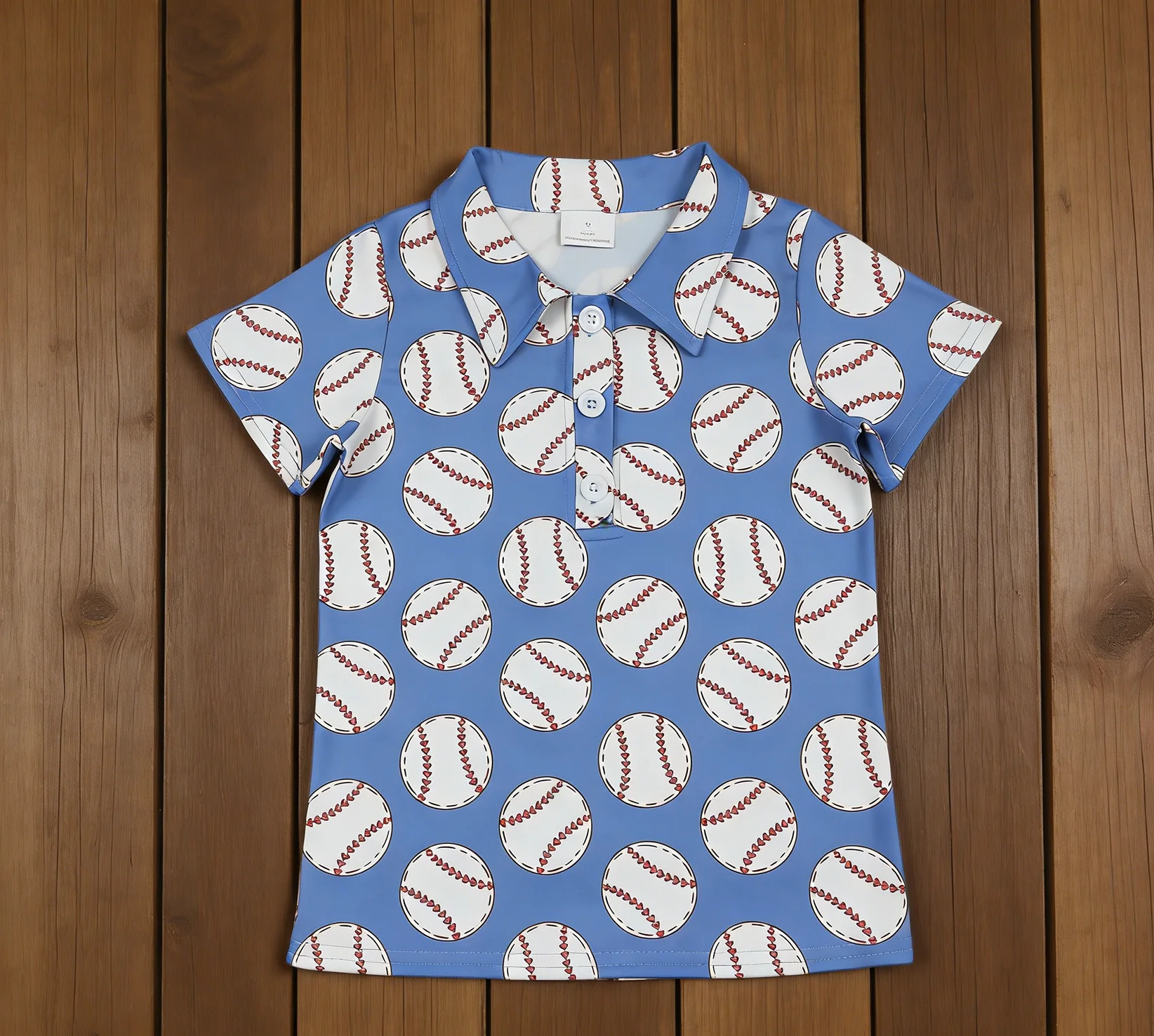 

Z1209-03 BT1578 Kids Boys Clothing Short Sleeve Shirt Baby Top