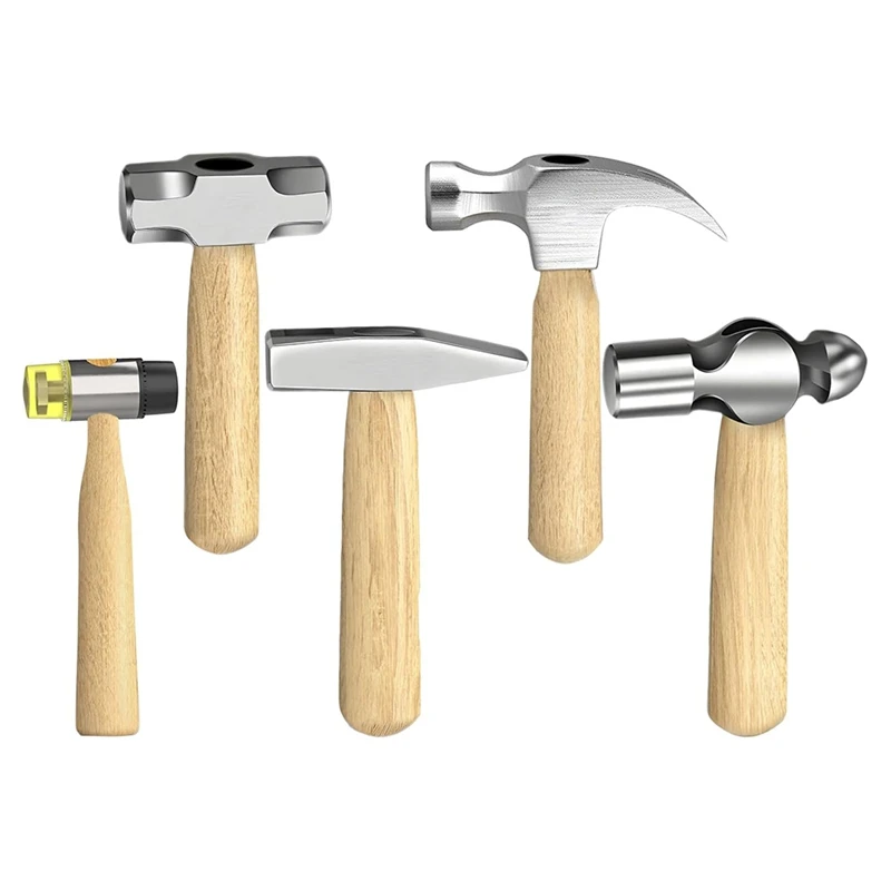 AT02-Small Hammer Set Is Perfect For Home Users, Craft Enthusiasts, Carpenters, Gardeners, Metal Workers