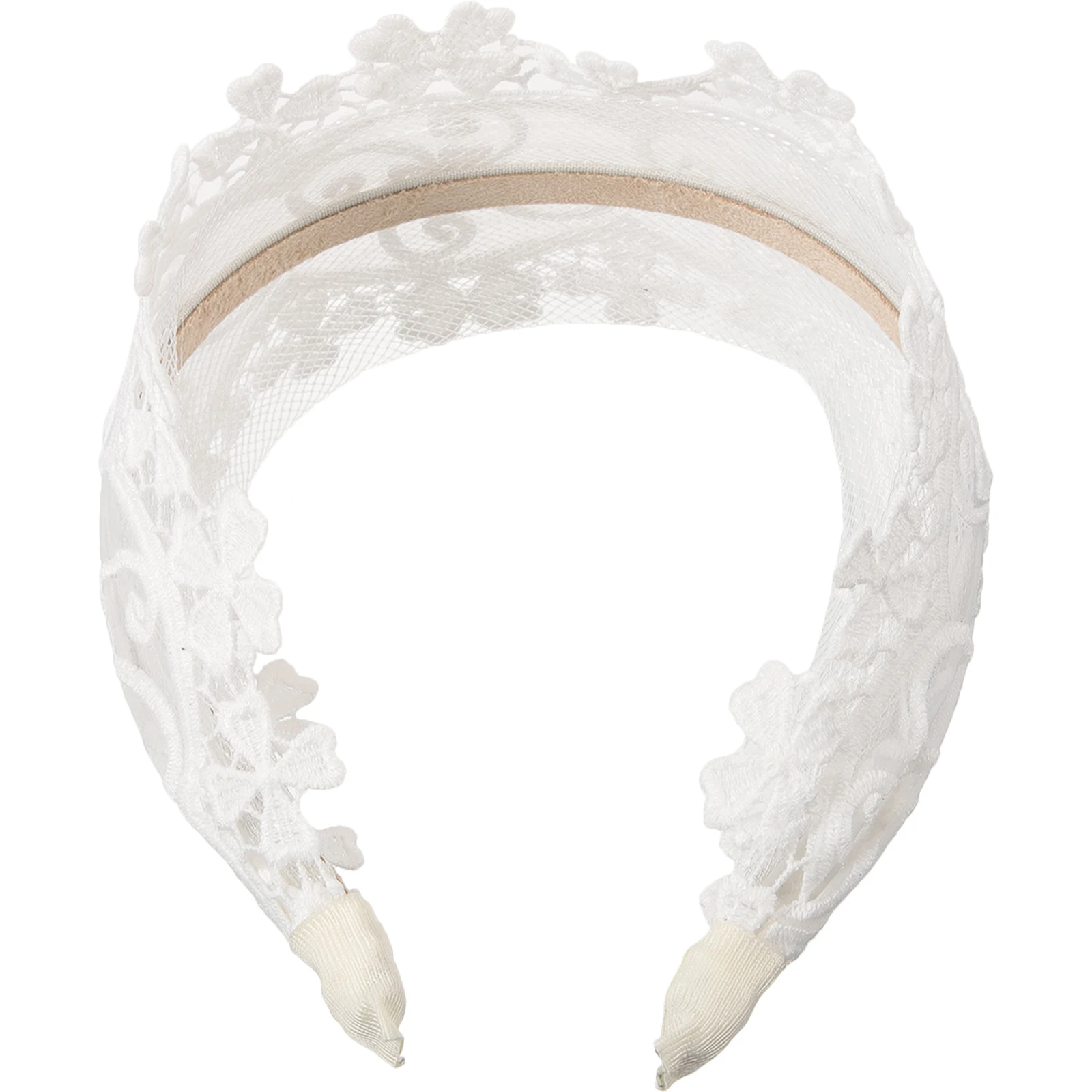 

Wide Brim Headband Women Black Flowers Lace Decorative Accessory Girls Headdress Comfortable Everyday Use Durability