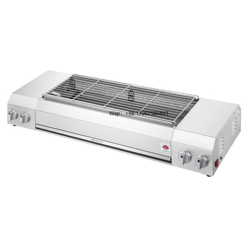 Korean Gas Hot Pot Grill Smokeless Indoor Tabletop BBQ Grill for Restaurant Commercial Kitchen
