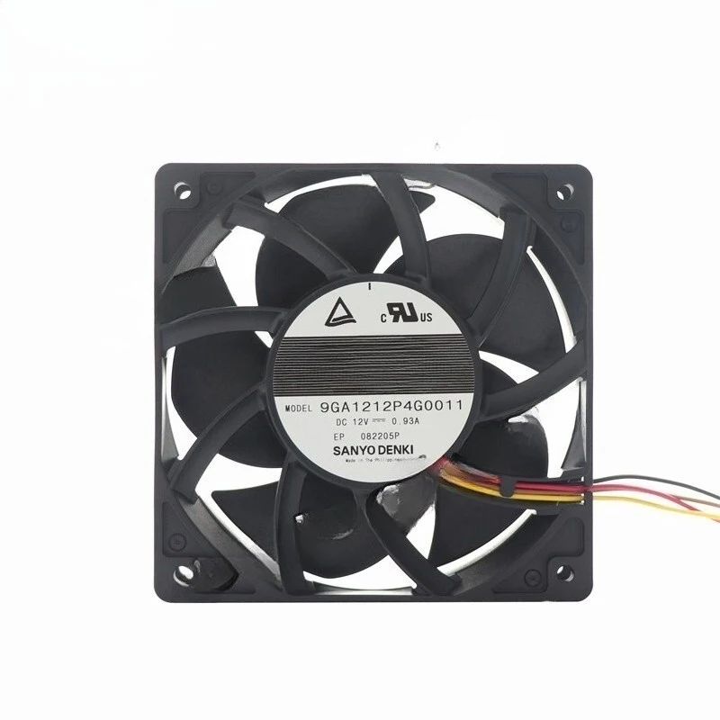 

HTS SANYO 9GA1212P4G0011 SanAce Axial Fan 12V 0.93A 120*120*25MM Cooling Fan 1PCS