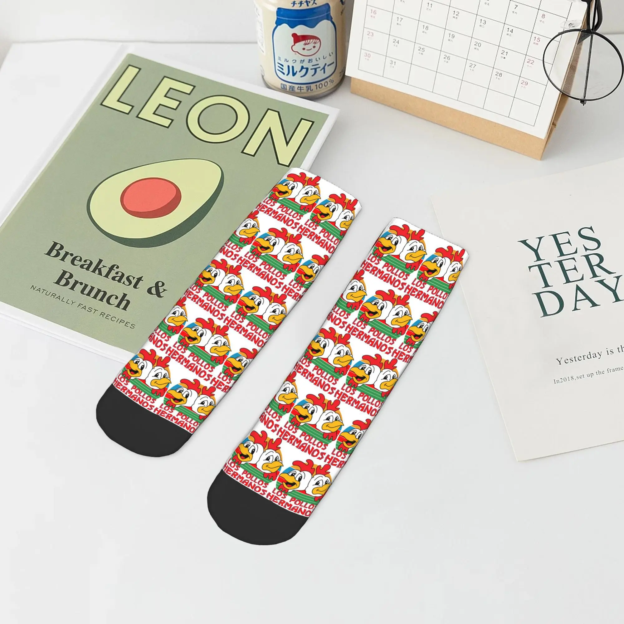 Calzini Los Pollos Hermanos Harajuku Calze di alta qualità Calzini per tutte le stagioni Accessori per regalo di compleanno unisex