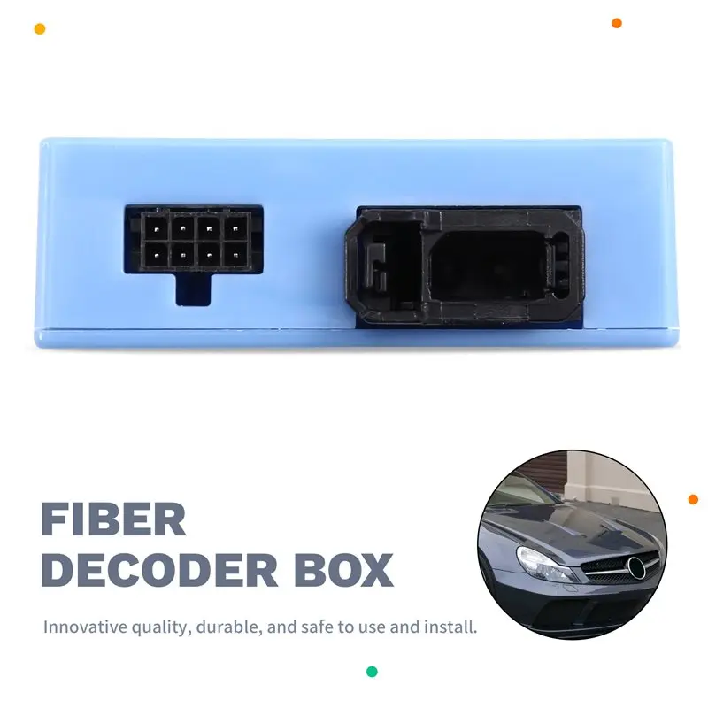 A99F-Fiber Audio Adapter Kit Car MOST Optical Fiber Decoder Box For Mercedes Benz S/CL SL ECS/CLK E ML Class 00-05 Most Box