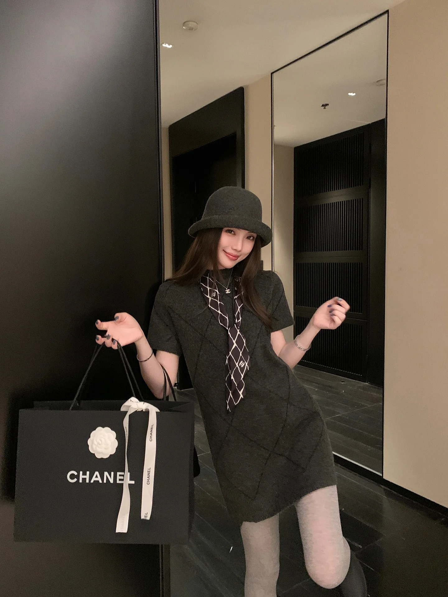 

Вязаная юбка-миди Heydle с узором, винтажная, из мягкого полиэфирного волокна, с высоким воротником...