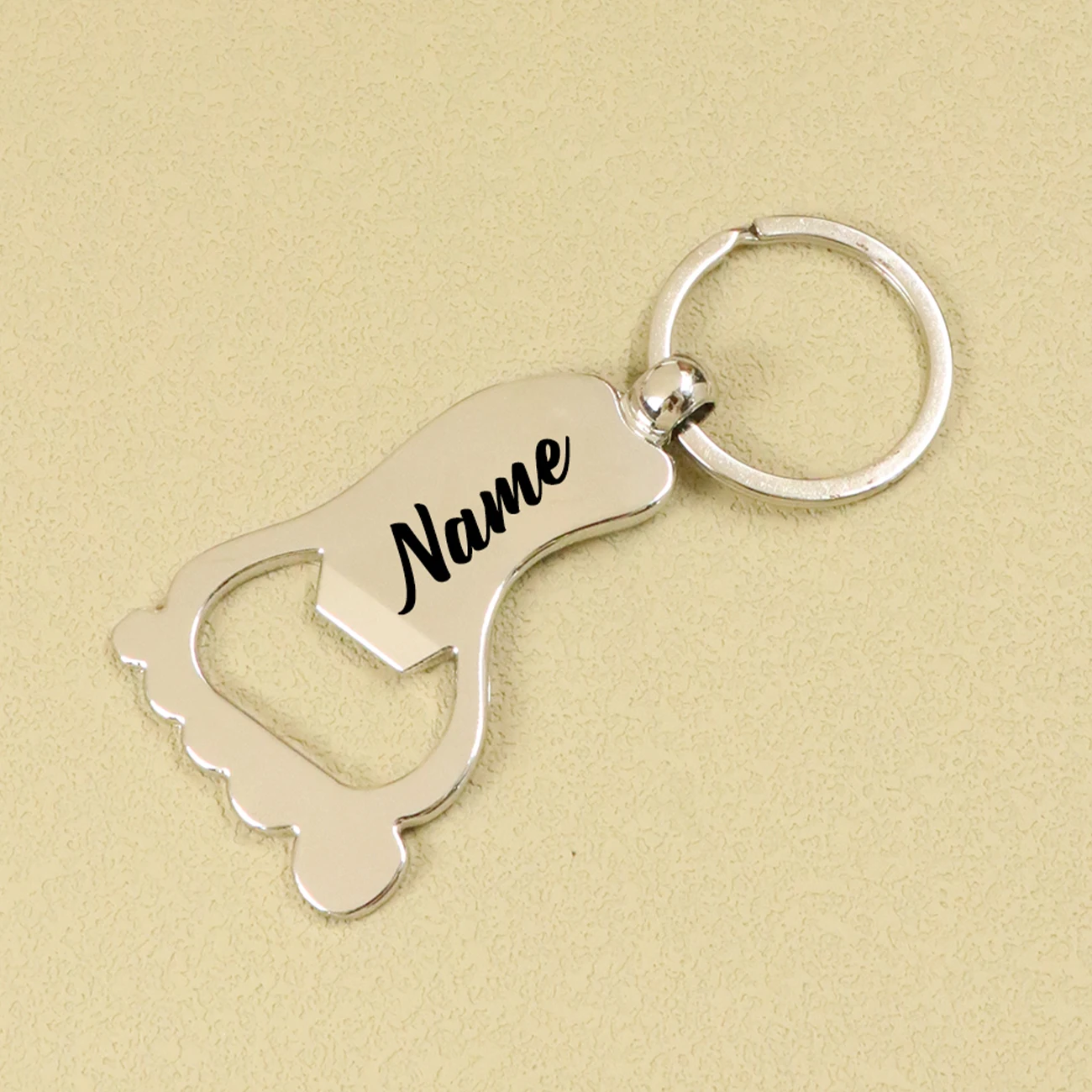 Custom Name Fist Bottle Opener Keychain, Personalized Gift