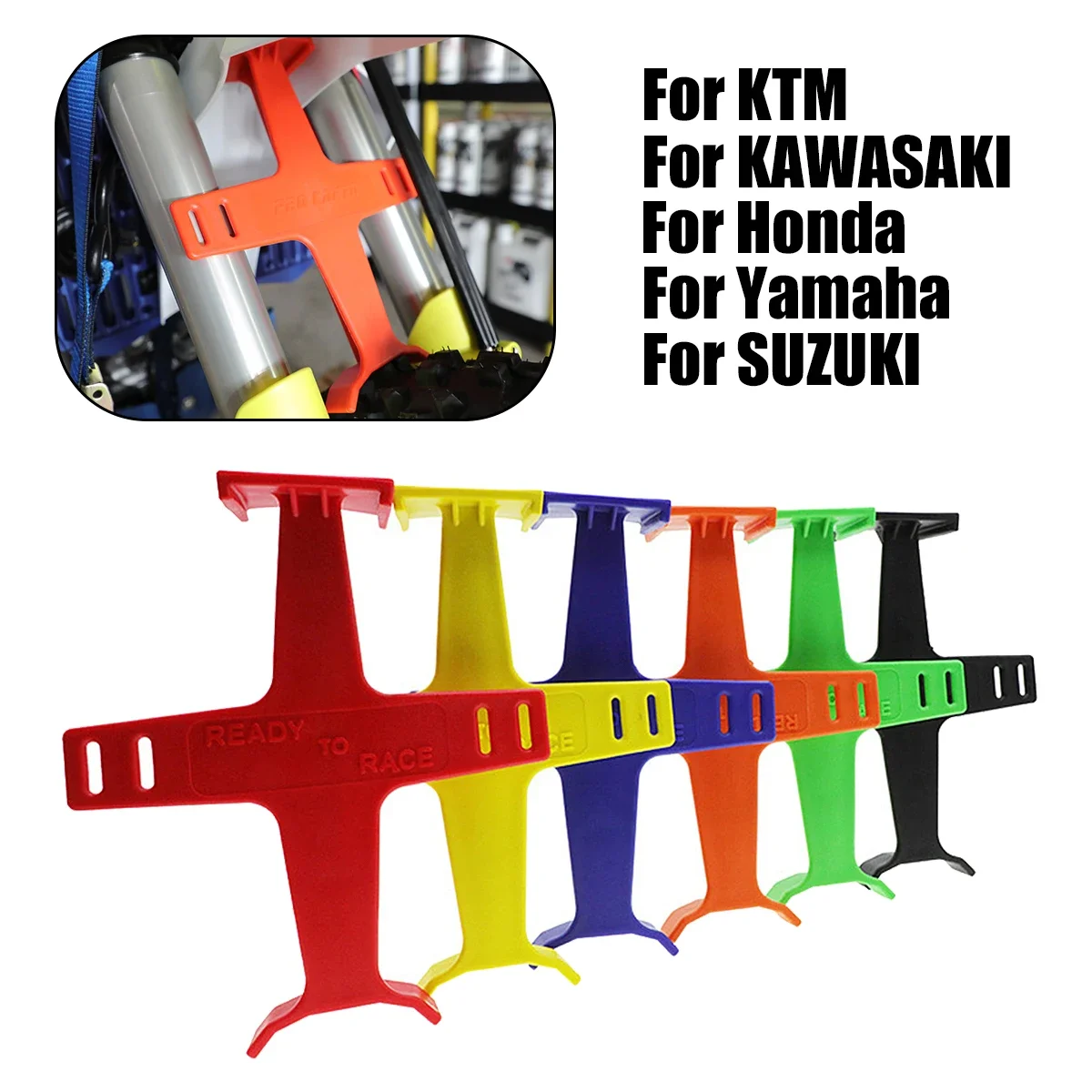 AliExpress XCMT Universal Motorcycle Fork Support Brace For KTM SX XC EXC EXCF Honda CR CRF Yamaha YZ YZF WR WRF KX KXF RM RMZ Dirt Bike