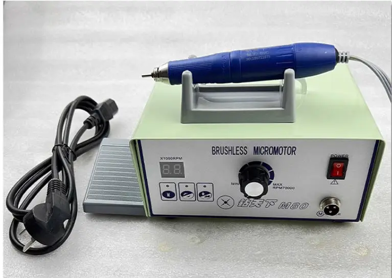 Strong Dental Lab Micromotor polisher Handpiec Metal Motor Power Torque Instrument