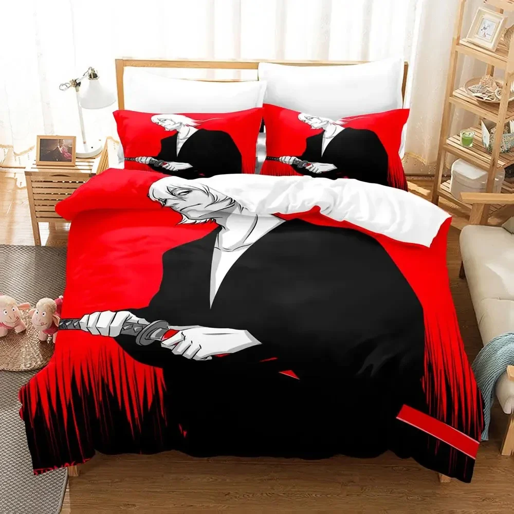 Kisuke Bleach Urahara 3D Anime Duvet Cover Set for Boys Bedroom Single Twin Full Queen King Size  Duvet Cover Bed Set Quilt