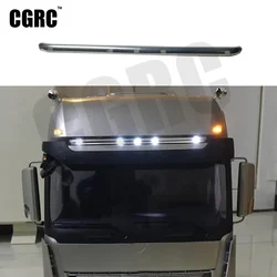 Metal Aluminum Alloy Front Head LED Decorative Light For 1/14 Tamiya RC Truck BenZ Actros  56348 1851 56335 DIY