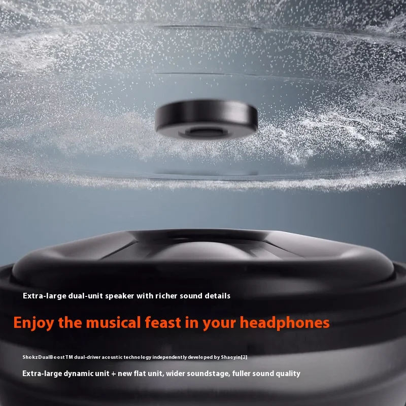 หูฟังไร้สาย SHOKZ OpenFit 2+ T921 พร้อมไมโครโฟน 4 ตัว ตัดเสียงรบกวนด้วย AI เสียง Dolby กันน้ำ IP55 หูฟังแบบเปิดสำหรับเล่นกีฬา