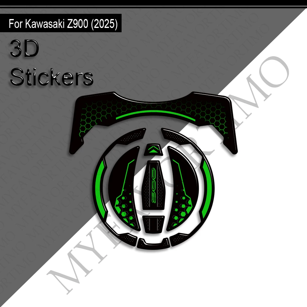 Voor Kawasaki Z900 Z900 SE 2025 2026 Motorfiets Tank Pad Cap Gas Stookolie Kit Kuip Spatbord Covers Stickers Decals protector