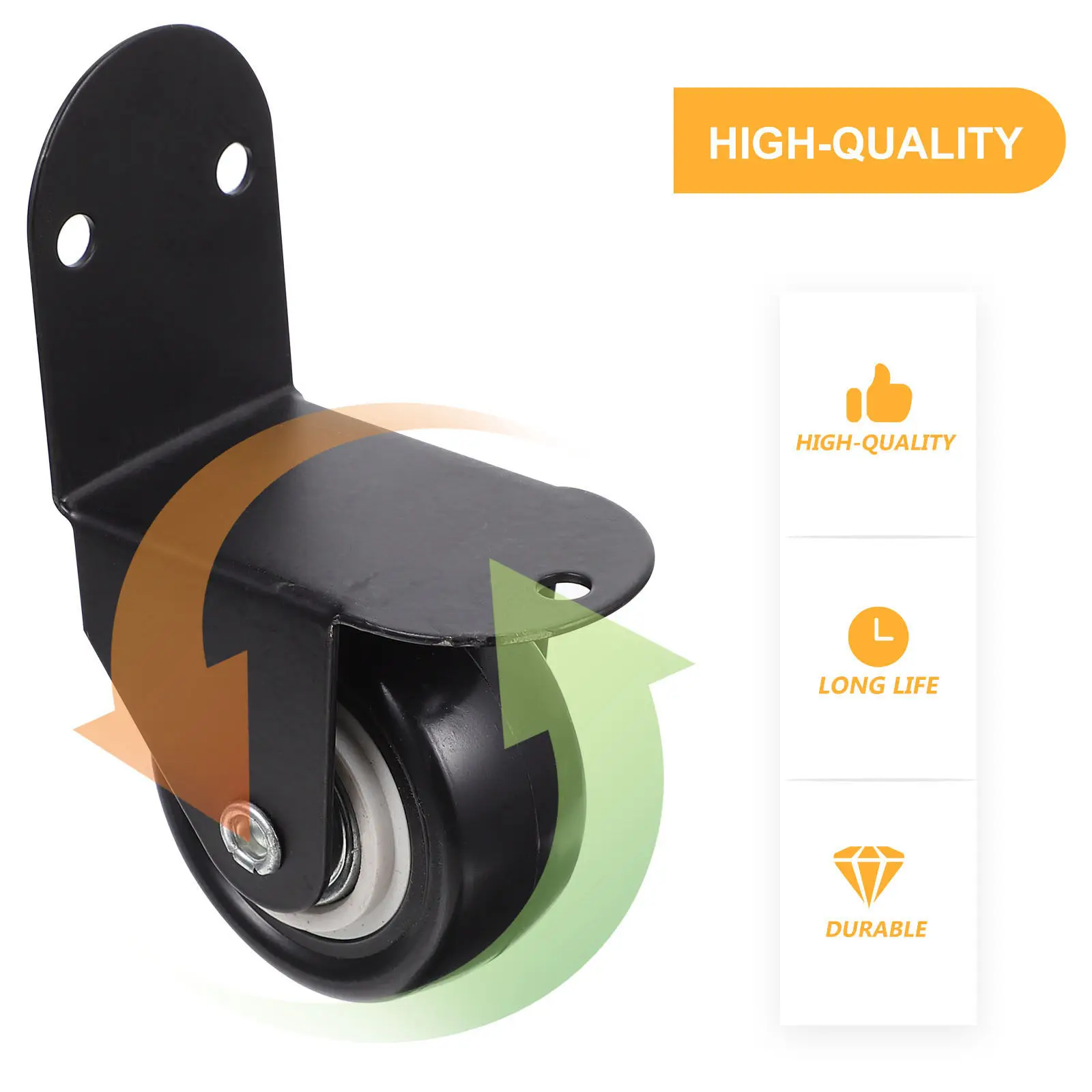 

Комплект колесиков для колонок с защитными накладками, сверхпрочные колесные опоры для аудиооборудования, для использования внутри и вне помещений, коврики для колонок