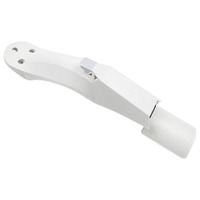 Scooter Fenders Rear Mudguard Tail Light Kit With License Plate Flap For Xiaomi Electric Scooters, M365/PRO, White Easy To Use