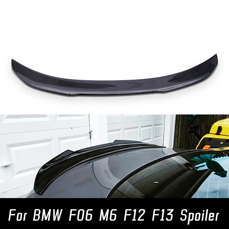 

PSM Style Carbon Fibe Rear Trunk Lid Boot Spoiler Wings For 2011-2017 BMW 6 Series F06 M6 F12 F13 640i 650i Tuning Accessories