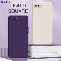 Square Liquid Silicone Case for OPPO K1 R15x R17 RX17 Neo Camera Protective 360 Shockproof Soft Phone Cover OPPOK1 RX17Neo Funda