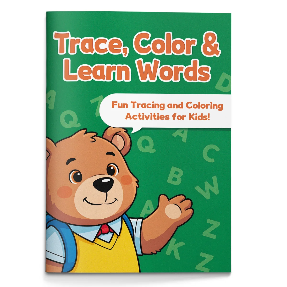 Kids English Sentence Activity Book, Fun Simple Sentence Practice, Develop Children's Reading & Writing Skills