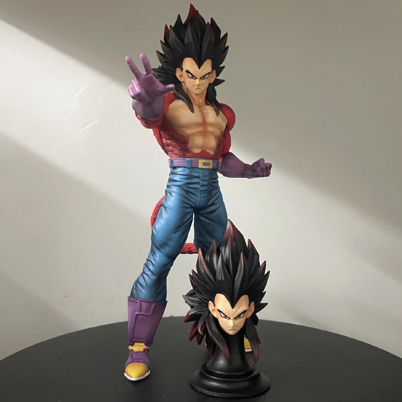 31cm JJ Dragon Ball Z Action Figure SSJ4 Vegeta Figurine Manga Super Saiyan 4 Figuras Toys Anime GK Statue Model Ornament Gift