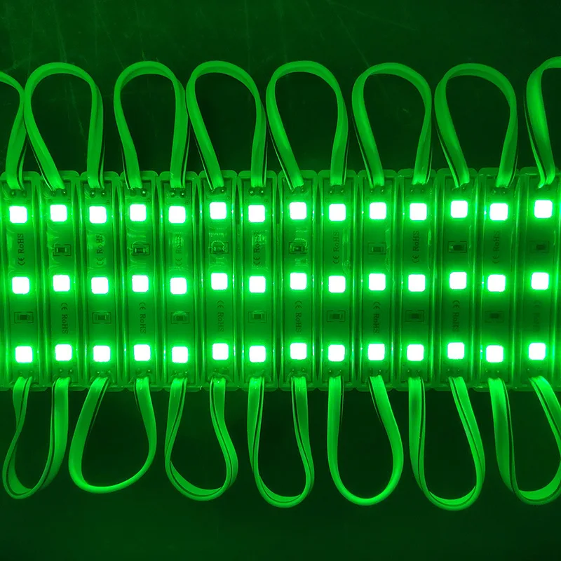 DC12V LED Module 3 SMD 5054 Cool White/Red Color Waterproof IP66 Super Bright Backlight for Signage